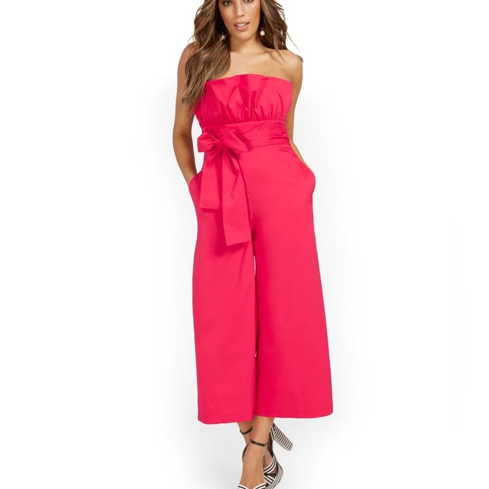 Ny&co new holiday party jumpsuit size xl